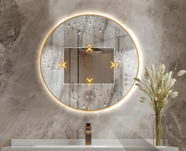 Round Backlit Led Bathroom Mirror factory